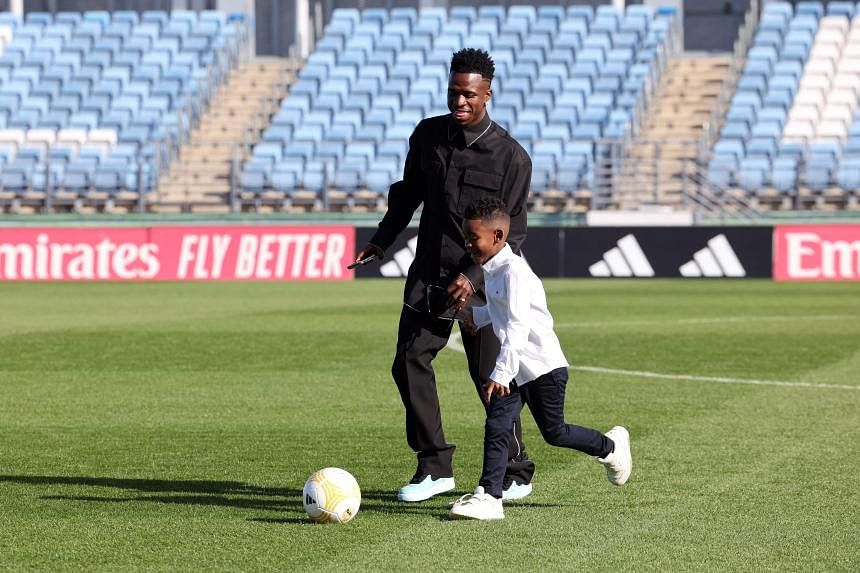 Real Madrid's Vinicius Junior becomes a Unesco goodwill ambassador | The Straits Times