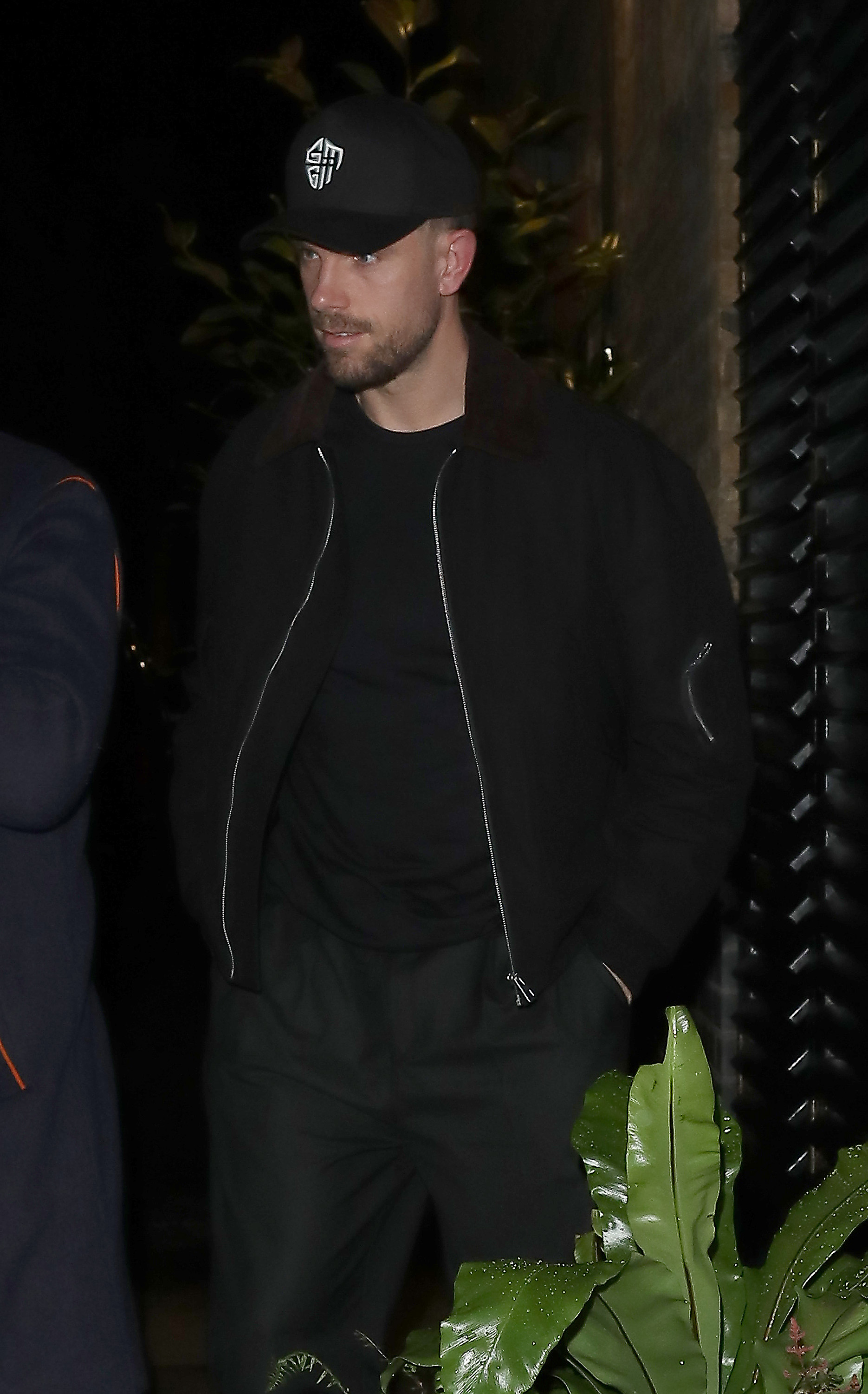 Jordan Henderson looked smart in a black outfit