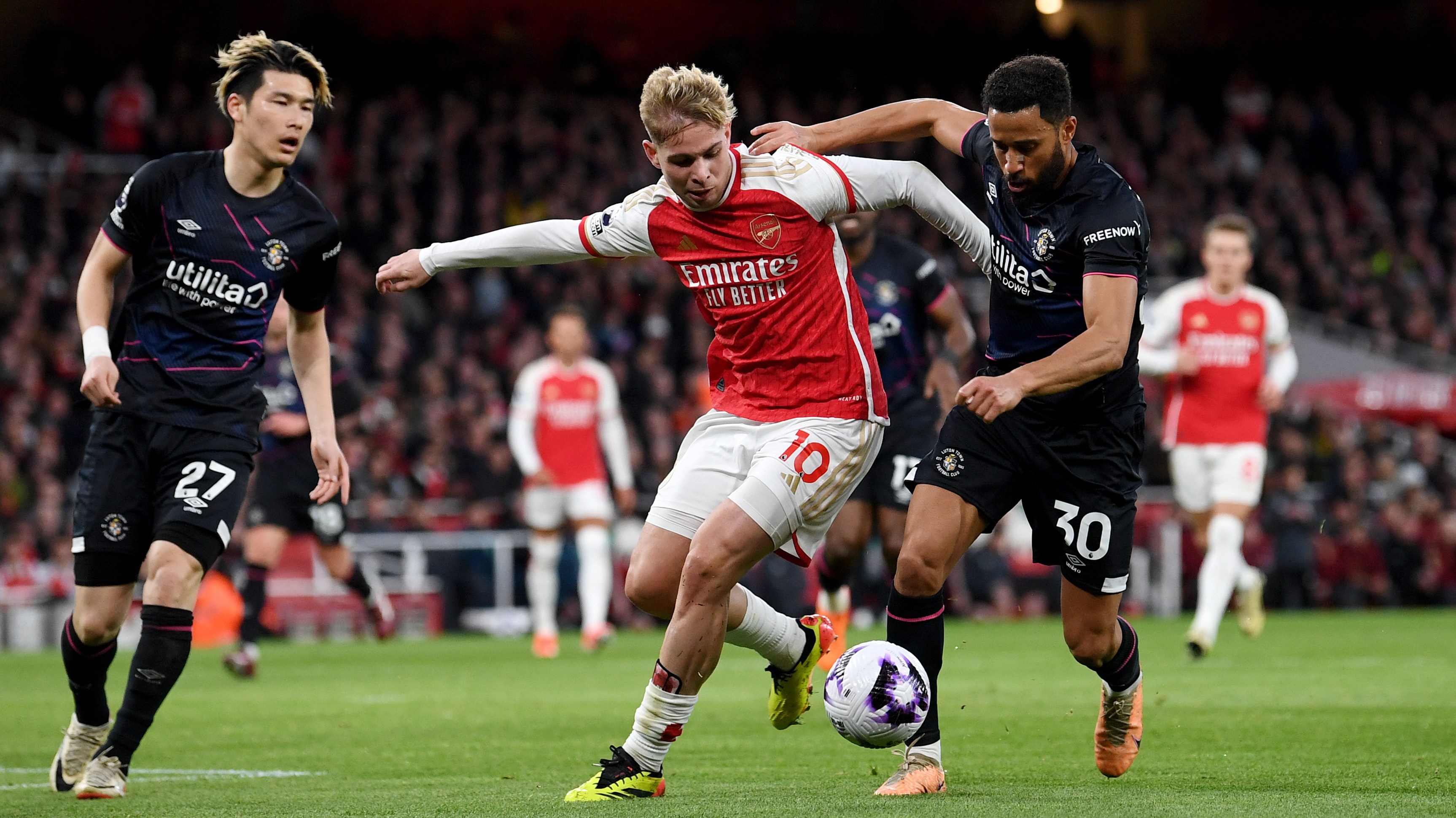 Arsenal vs Luton: Smith Rowe steps up in absence of star names