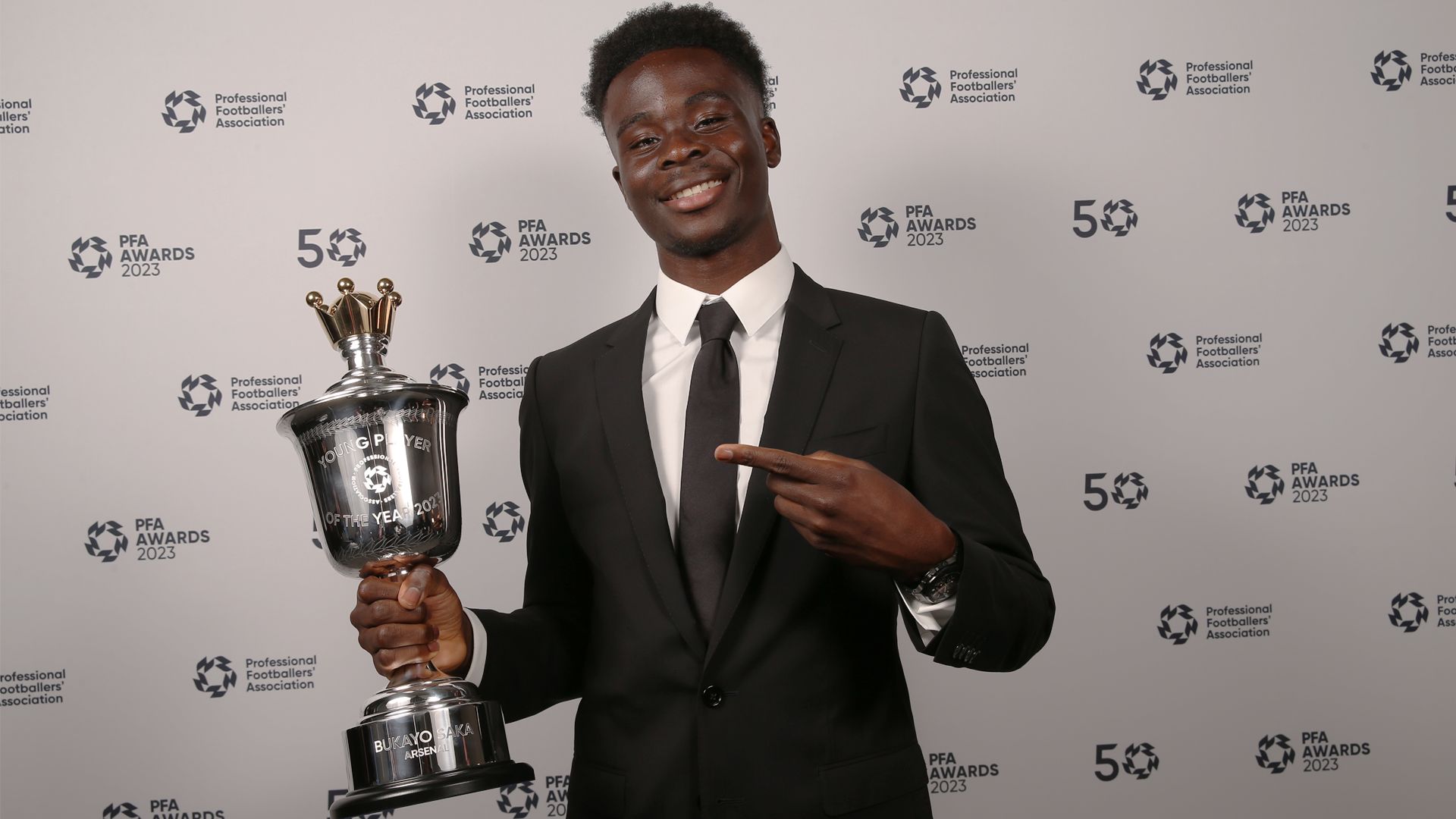 Bukayo Saka beats Erling Haaland and Moises Caicedo to the Men's PFA Young  Player of the Year award after spearheading Arsenal's surprise Premier  League title challenge last season | Goal.com