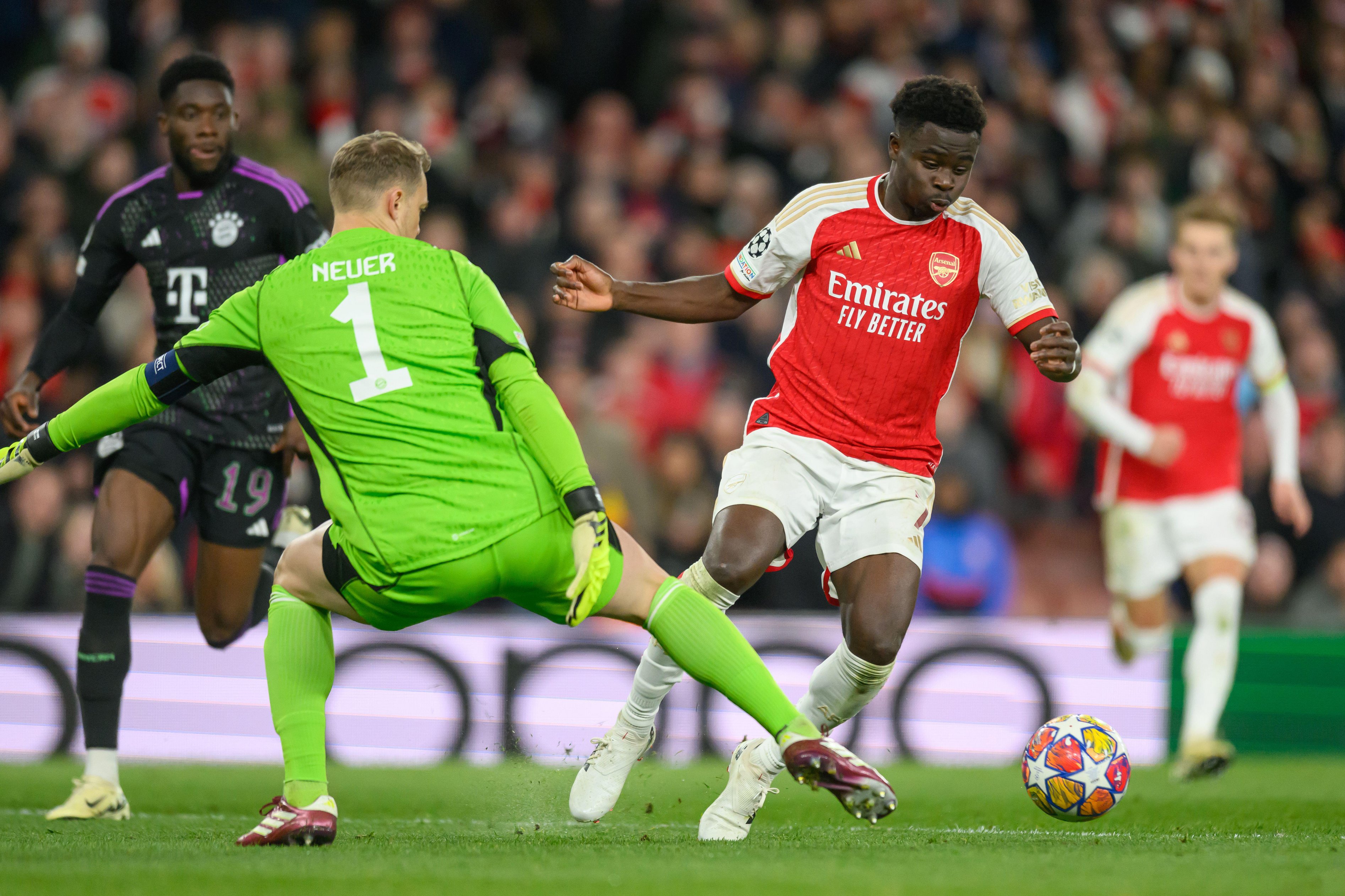 Bukayo Saka was convinced that he should have had a penalty