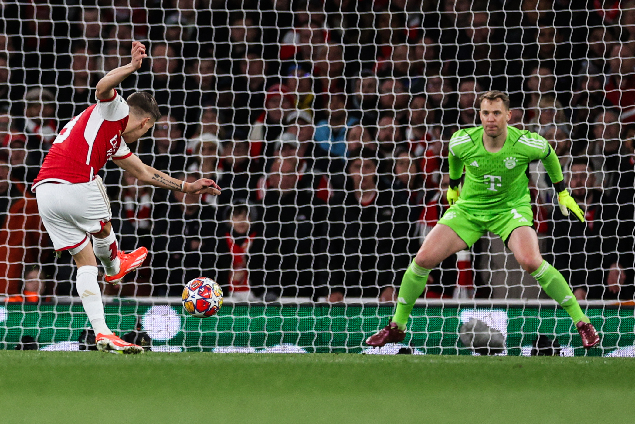 Trossard slotted home Arsenal's leveller