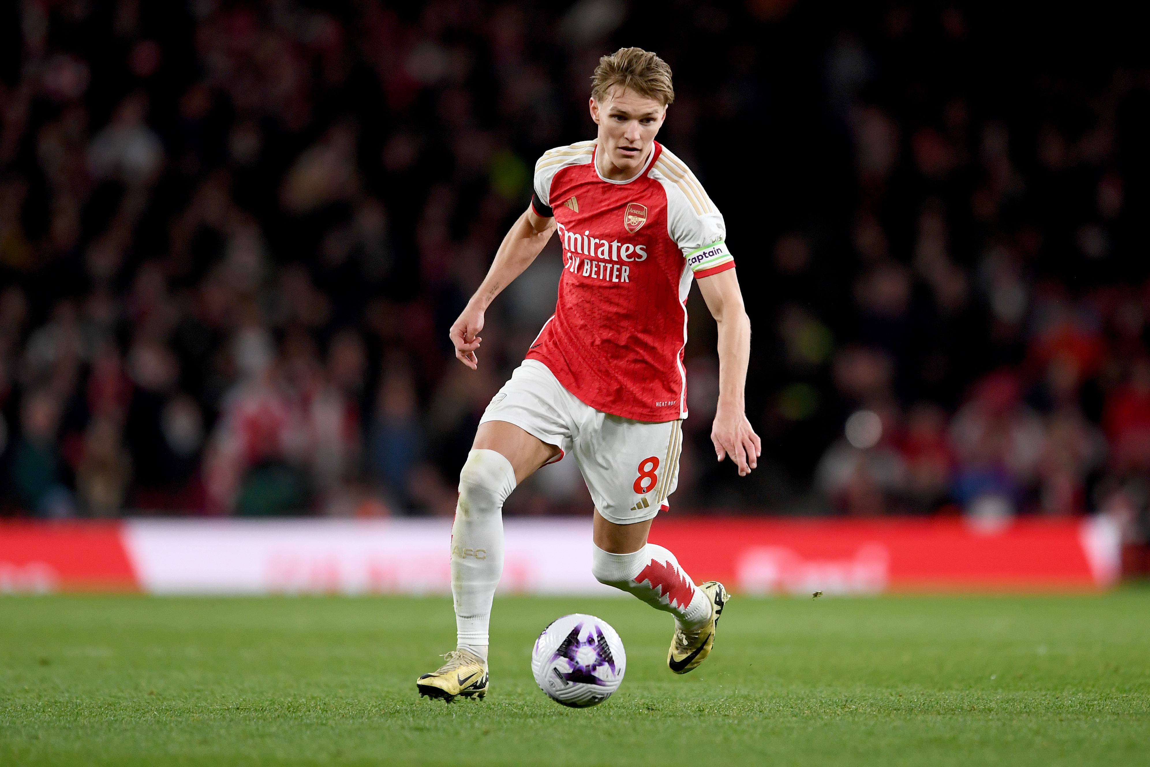 Martin Odegaard bossed the midfield in a brilliant display