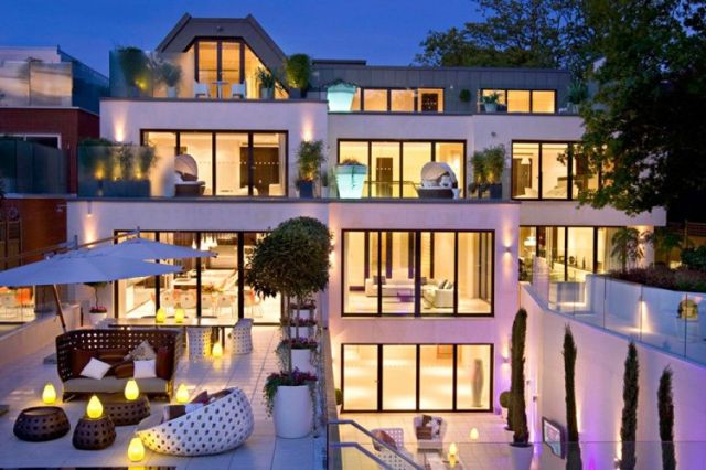Mansion in London by Harrison Varma - Mesut Ozil's new house