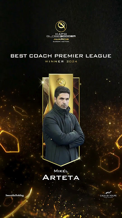 Congratulations to MIKEL ARTETA on being awarded the Globe Soccer BEST COACH PREMIER LEAGUE award! 