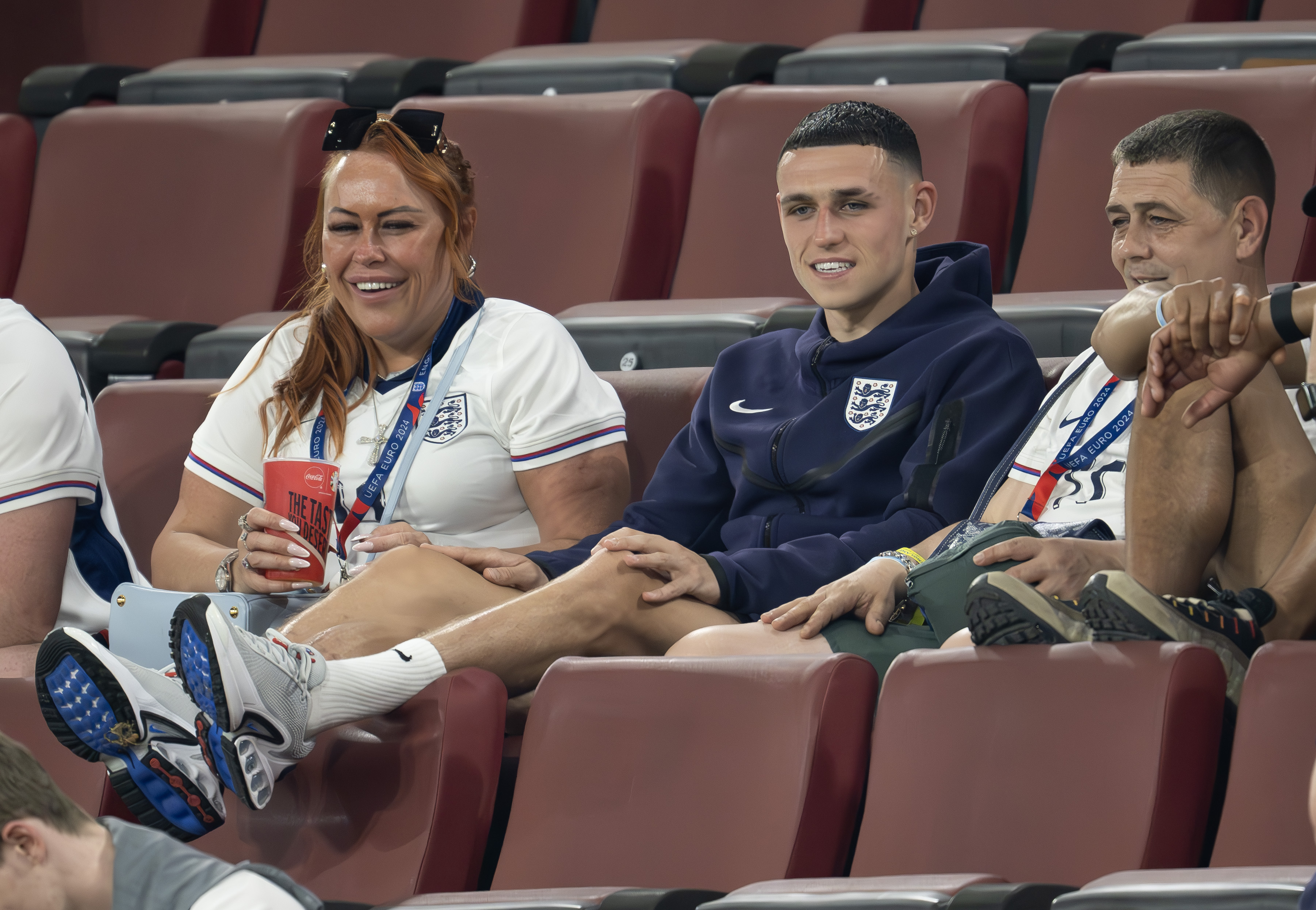 Foden's family are in Germany to support his Euro endeavours