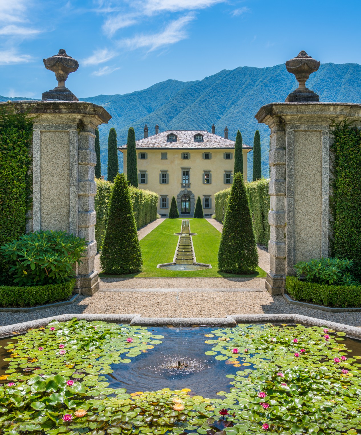 Mahrez and Taylor tied the knot again at the splendid Villa Balbiano in Lake Como