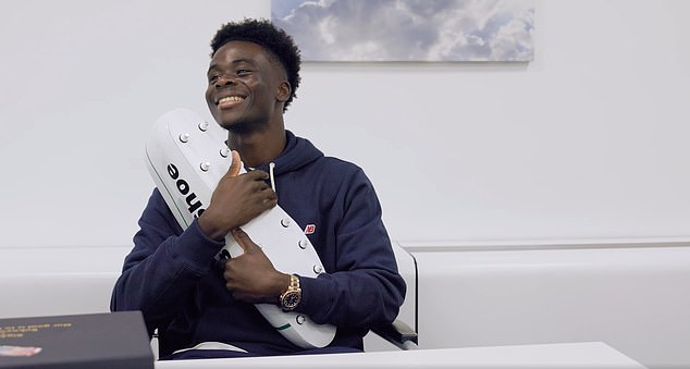 Arsenal and England star Bukayo Saka helped fund 120 operations in Nigeria in October