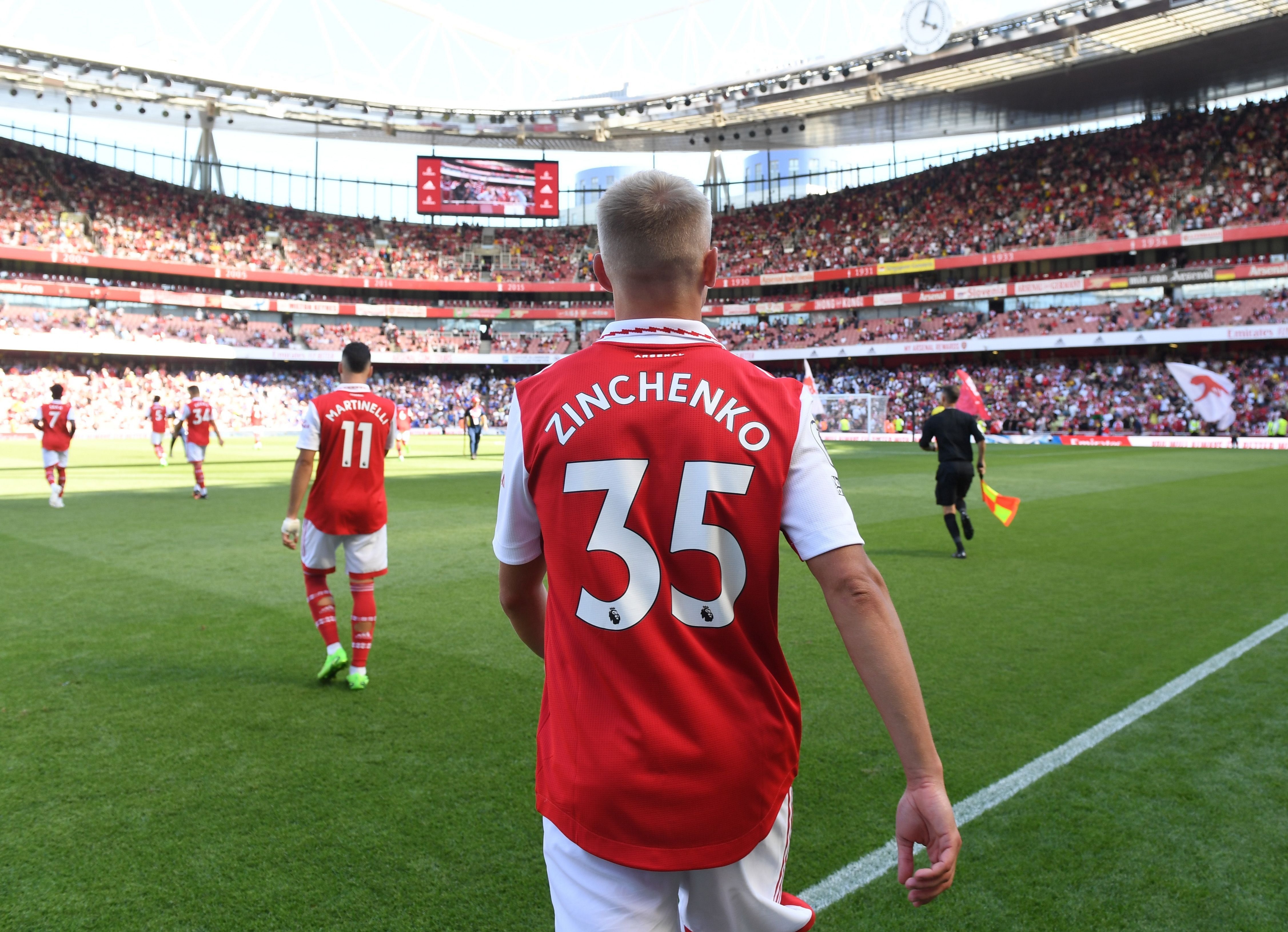 The Ukrainian has been a hit at the Emirates