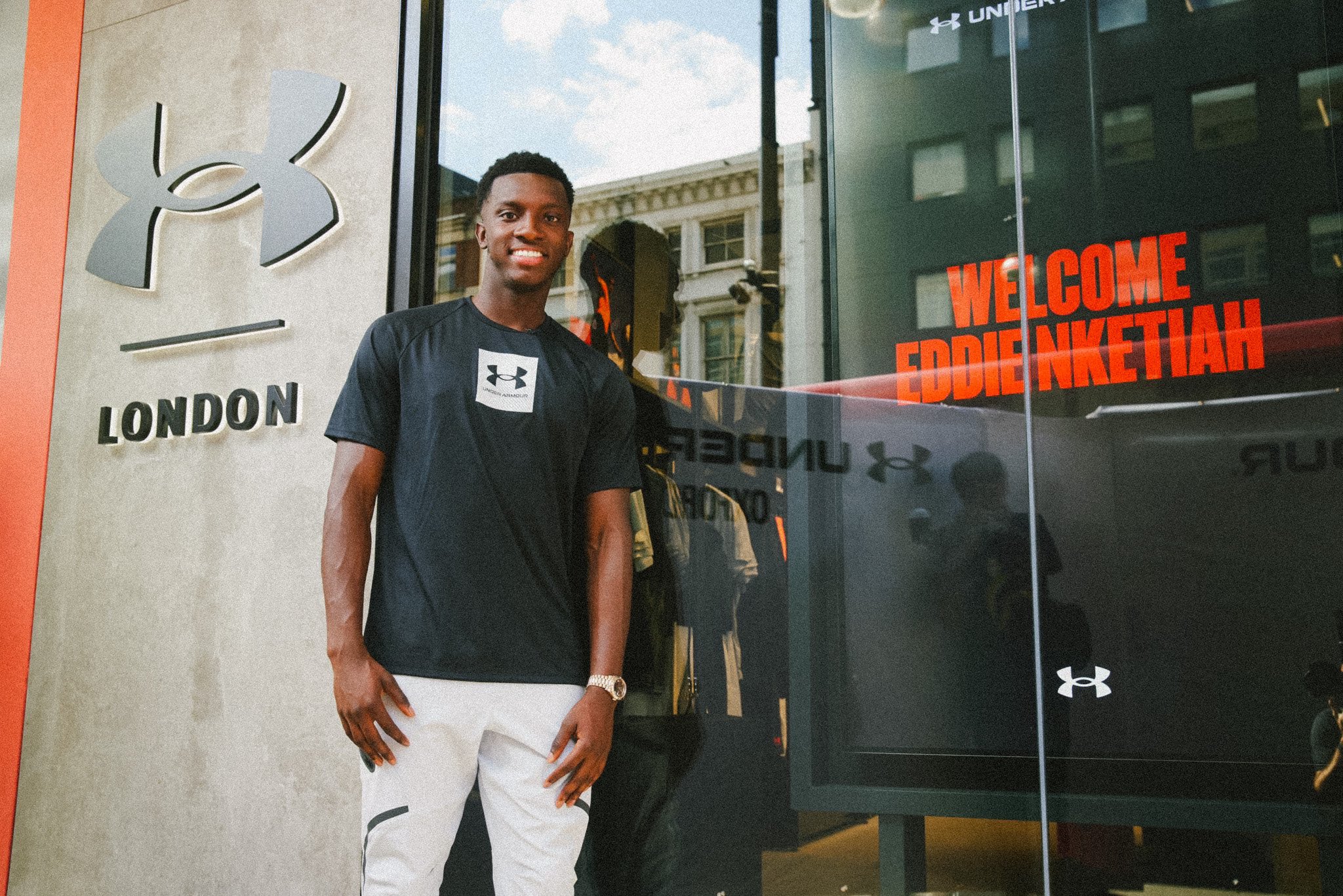 Eddie Nketiah  on X: "Proud to join the sqUAd! Great day opening Under Armour's new store on Oxford Street! #ProtectThisHouse @UnderArmour https://t.co/gwqqDcimY0" / X