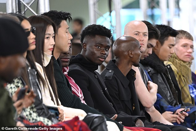 Bukayo Saka and Son Heung-min, Arsenal and Tottenham stars, share a seat at Burberry show ahead of north London derby - Sportsdark