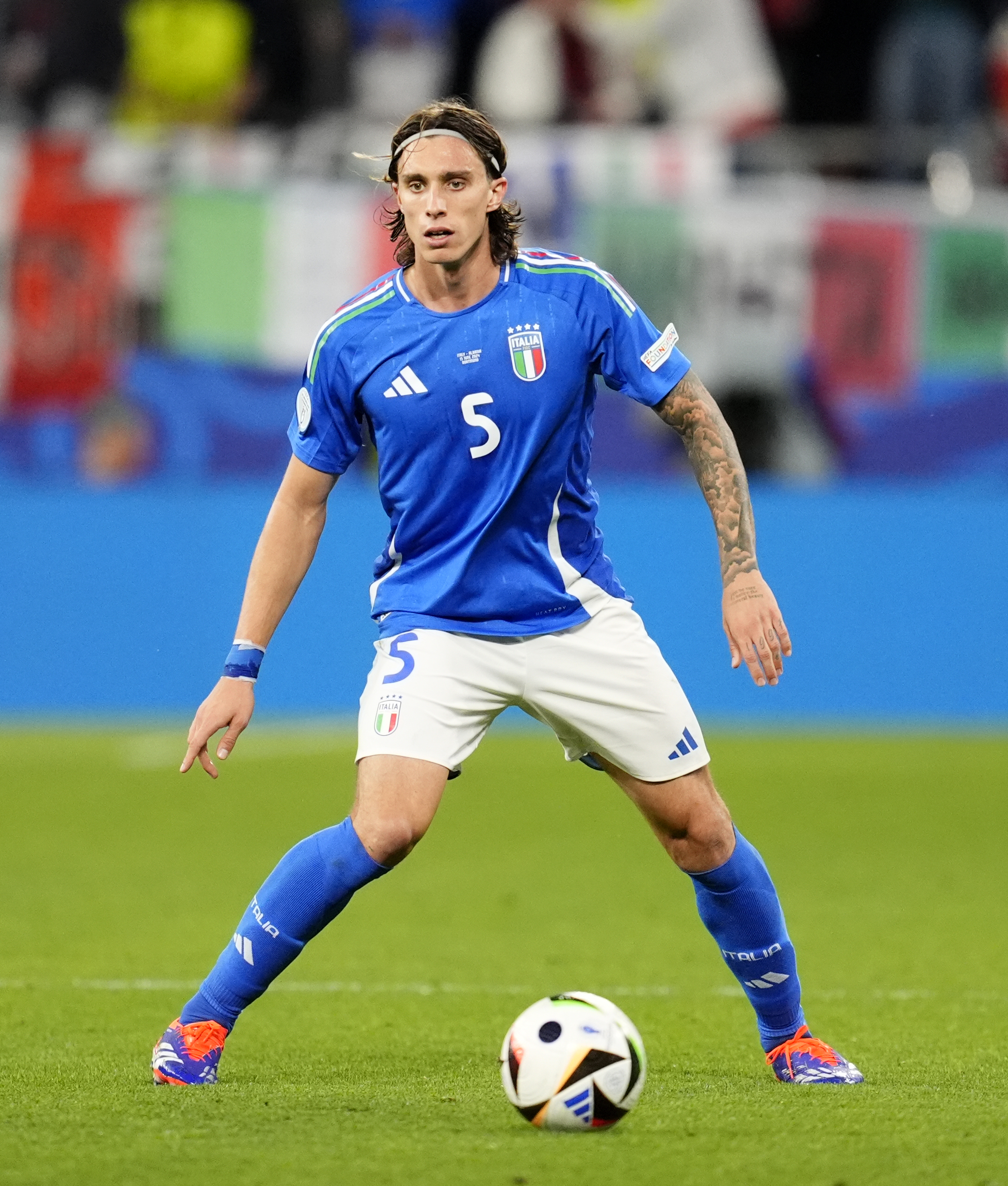 Calafiori has five caps for the Italian national team