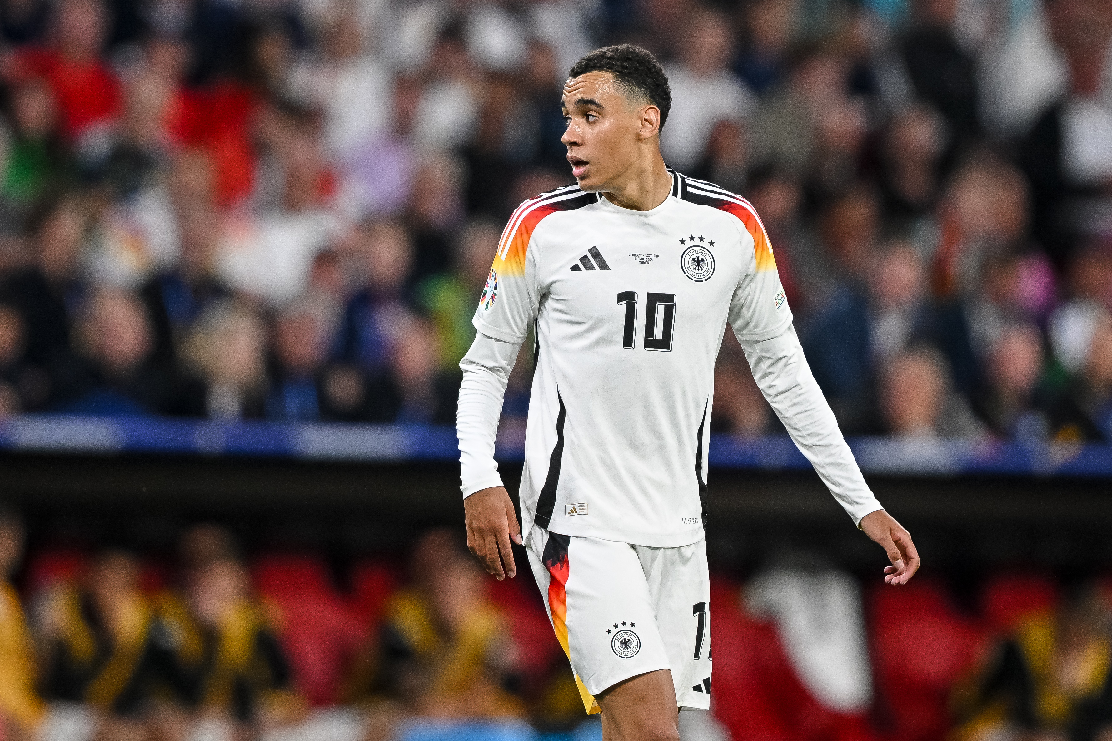 Jamal Musiala looked electric for Germany on Friday night