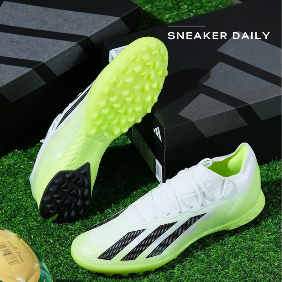 giày adidas x crazyfast.1 turf shoes 'cloud white lucid lemon' ie6632