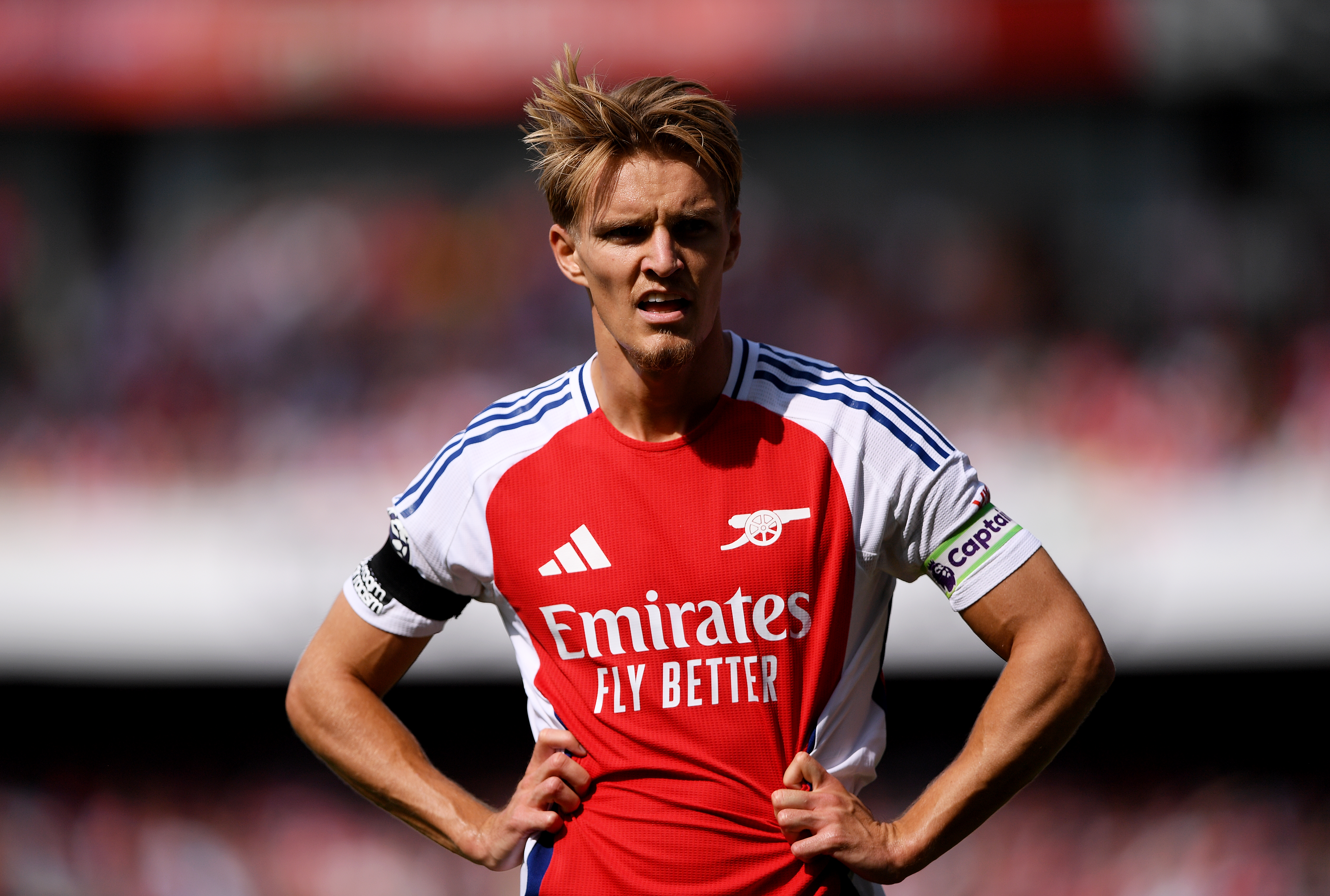 Martin Odegaard led Arsenal to their first win of the new season