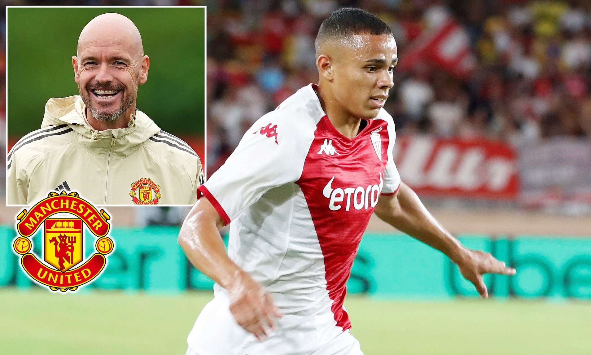 Man United 'have made their move for £52m-rated Monaco defender Vanderson,  who is set to leave' | Daily Mail Online